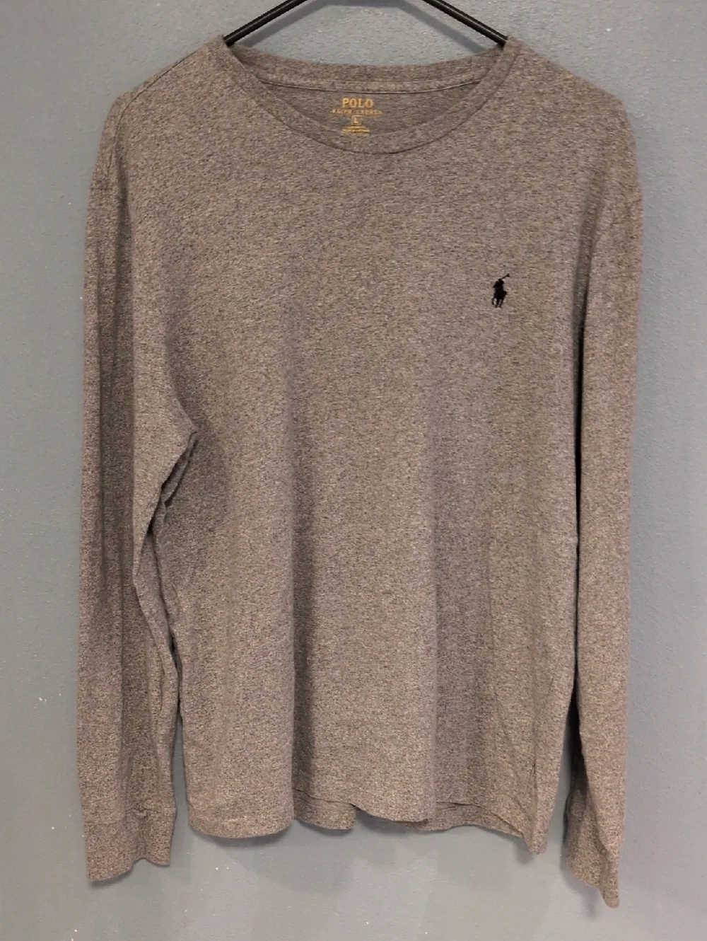 Polo Ralph Lauren 100% Cotton Crewneck Long sleeve Preppy Academia Custom Fit